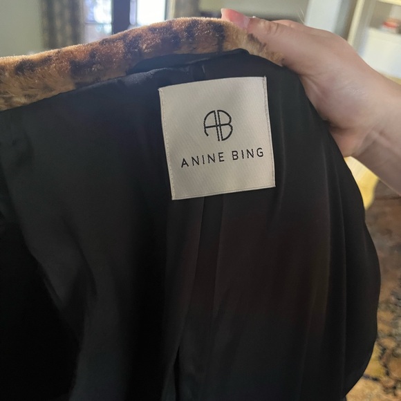 Anine Bing Leopard Jacket Size S - Picture 3 of 7